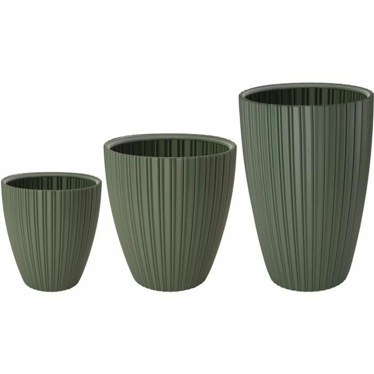 Plant pot Garden ID Fancy Green Polyethylene 40 x 42 cm