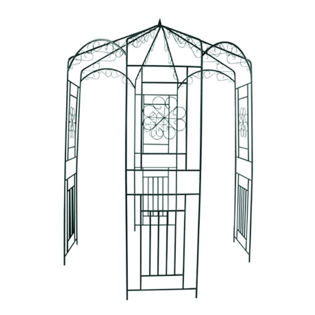 NNEVL Garden Arch 250 cm Dark Green