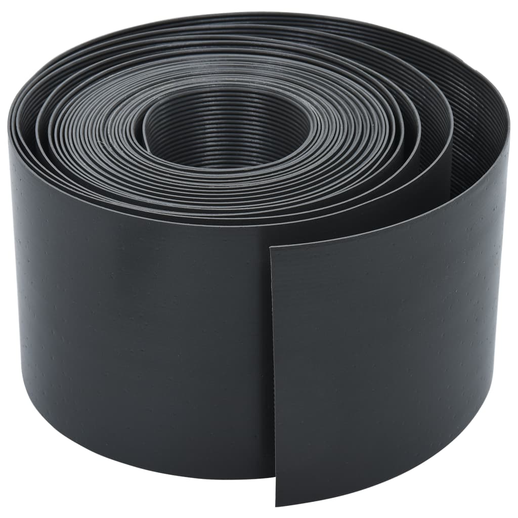 vidaXL Garden Edging Landscape Edging Patio Fence Edging Border Barrier PE