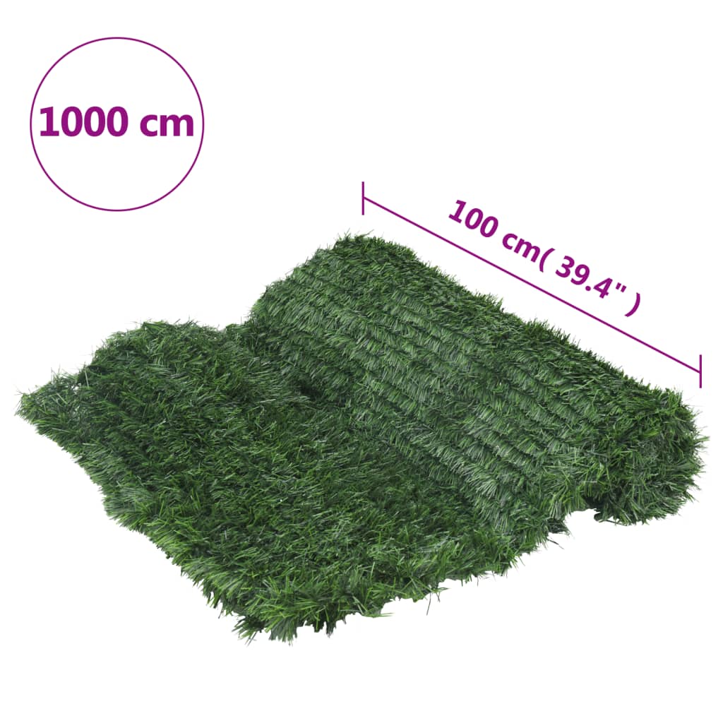 vidaXL Artificial Grass Fence Trellis Plant Fencing Garden Patio Outdoor Green