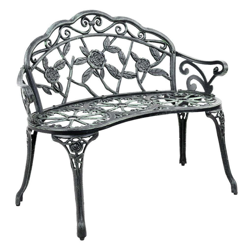 NNEDSZ Victorian Garden Bench - Green