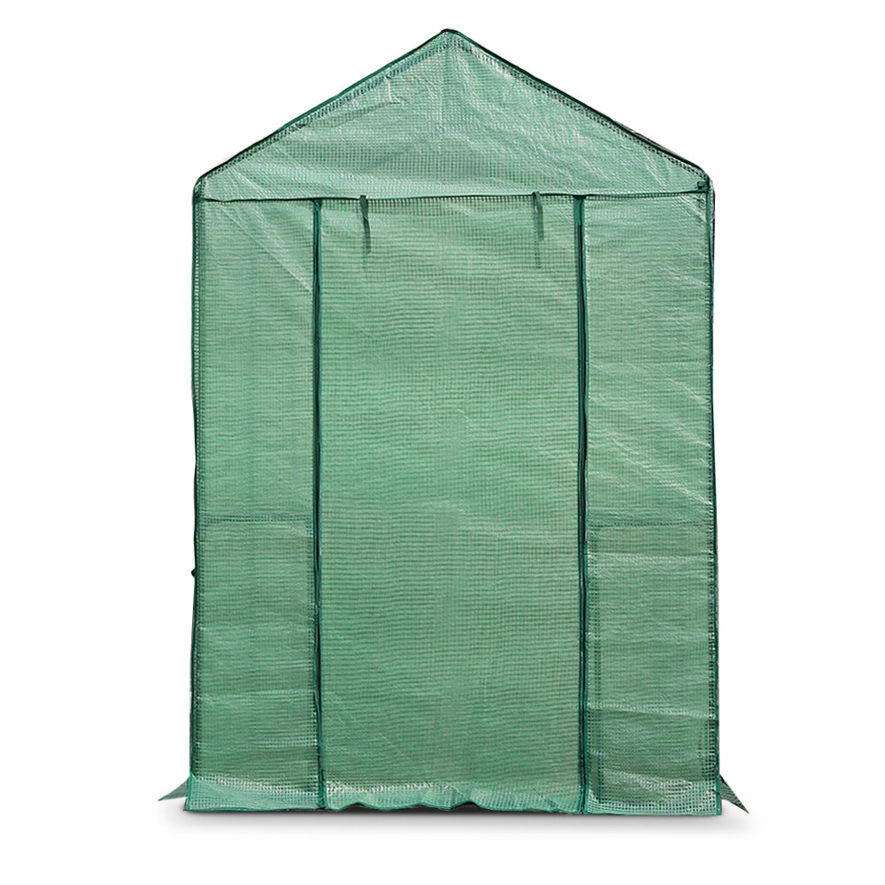 NNEDSZ Greenfingers Greenhouse Garden Shed Green House 1.9X1.2M Storage Plant Lawn
