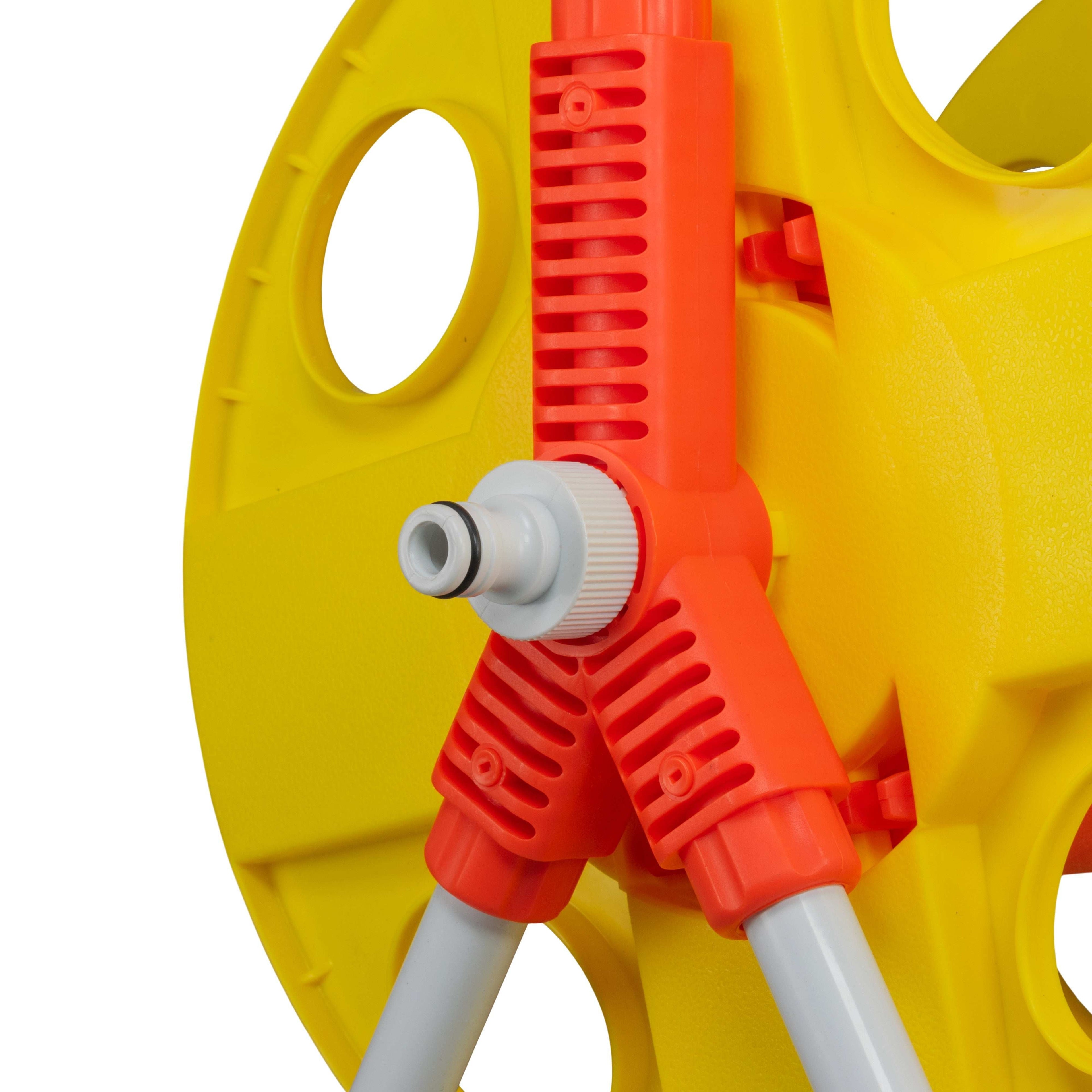 Yellow Garden Hose Reel with 20m Capacity