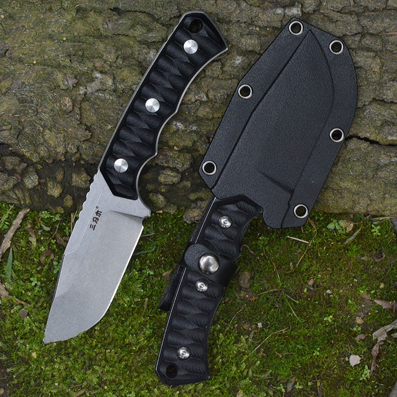 Survival Knife with Sheath - Field Knife Fixed Blade Knives-0