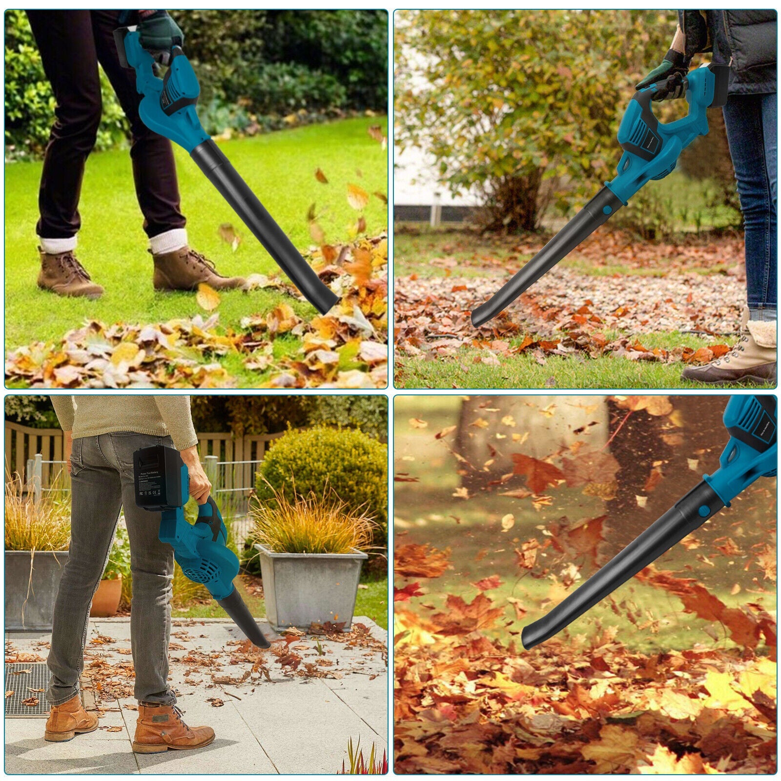NNEDSZ Cordless Leaf Blower Dust Tools Garden Lightweight for Makita 18V  Battery AU