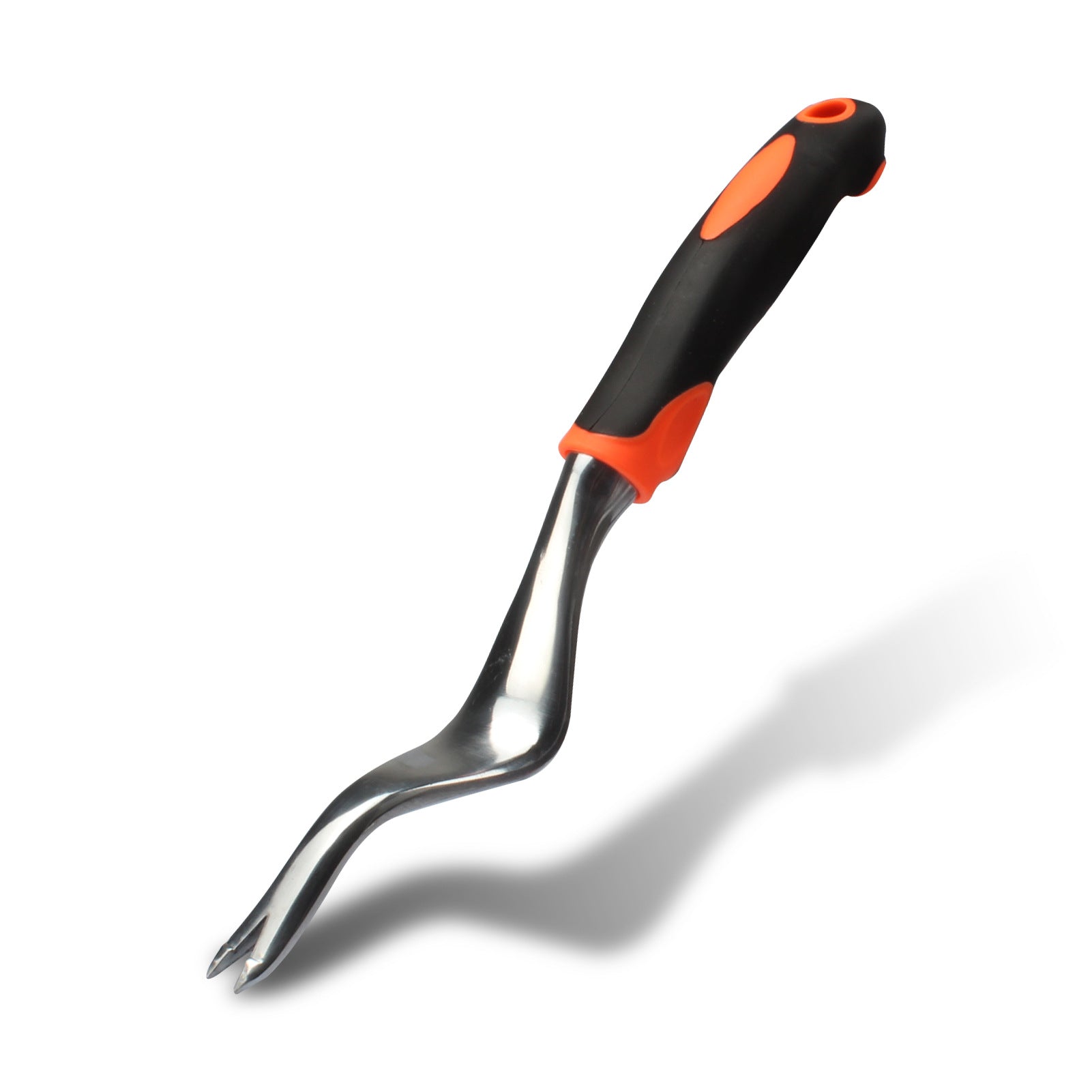 NNEDSZ Orange 8-Piece Heavy-Duty Gardening Tool Set with Ergonomic Handles and Storage Bag