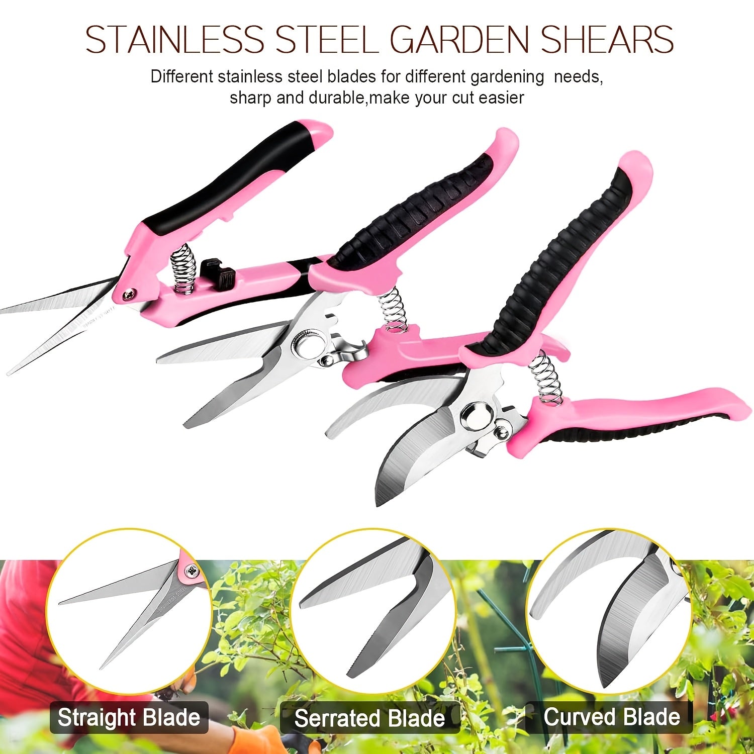 NNETM Pruning Scissors Set for Gardening (4pcs)