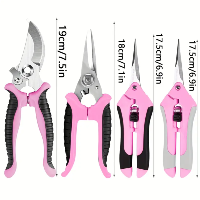 NNETM Pruning Scissors Set for Gardening (4pcs)