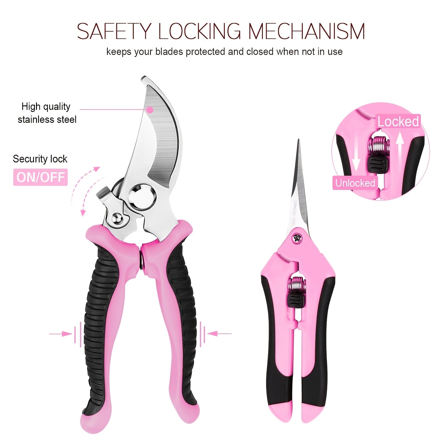 NNETM Pruning Scissors Set for Gardening (4pcs)