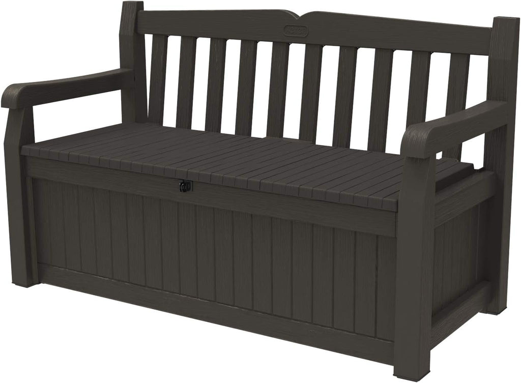 70 Gallon Outdoor Storage Bench Box for Garden Tools-0
