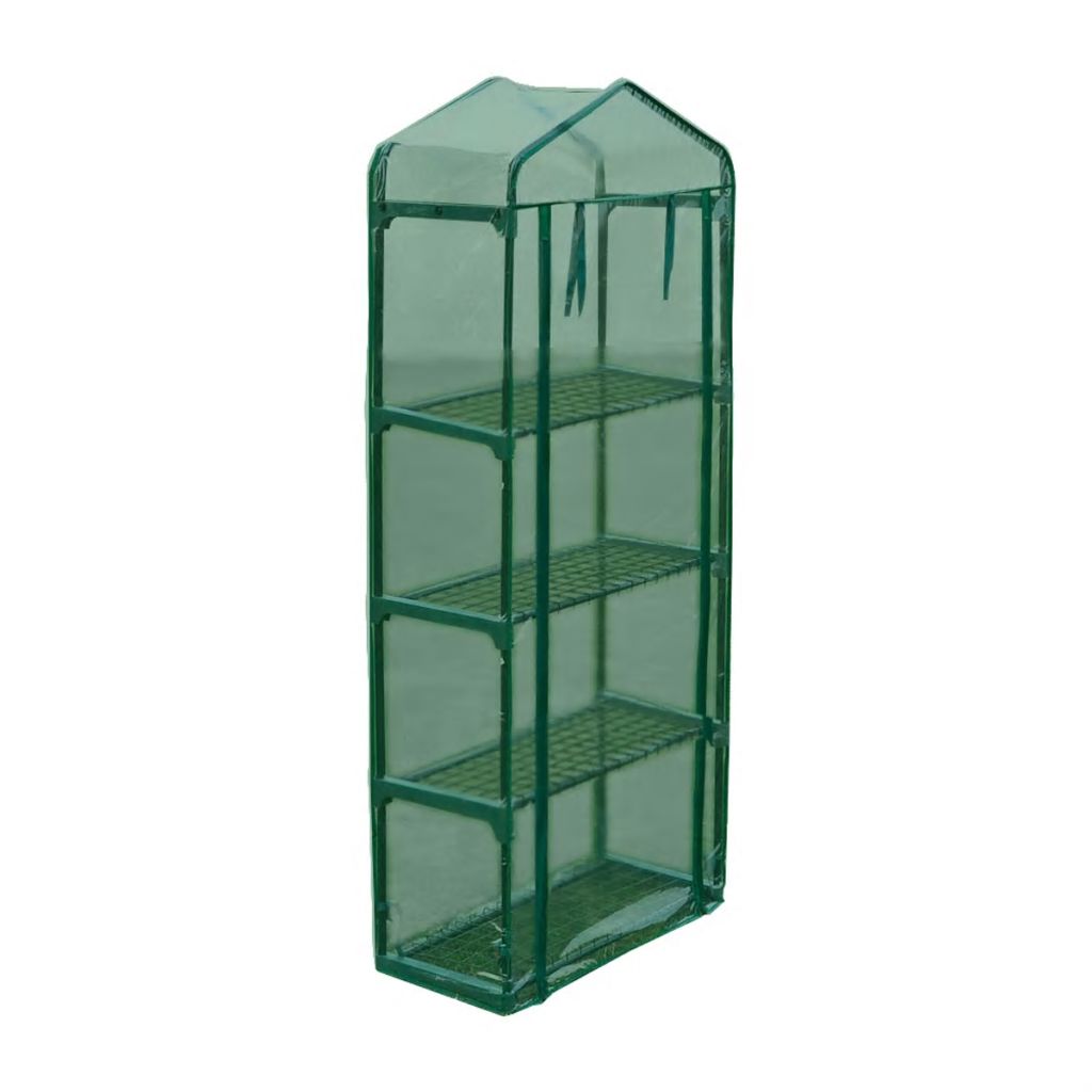 vidaXL Green House 4 Shelf