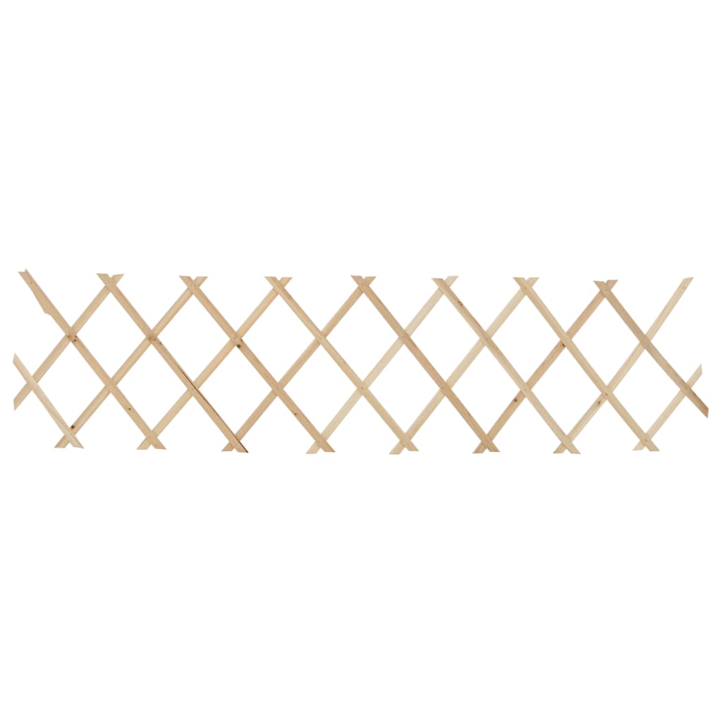 vidaXL Trellis Fences Garden Trellis Lattice Fence for Outdoor Fence Firwood