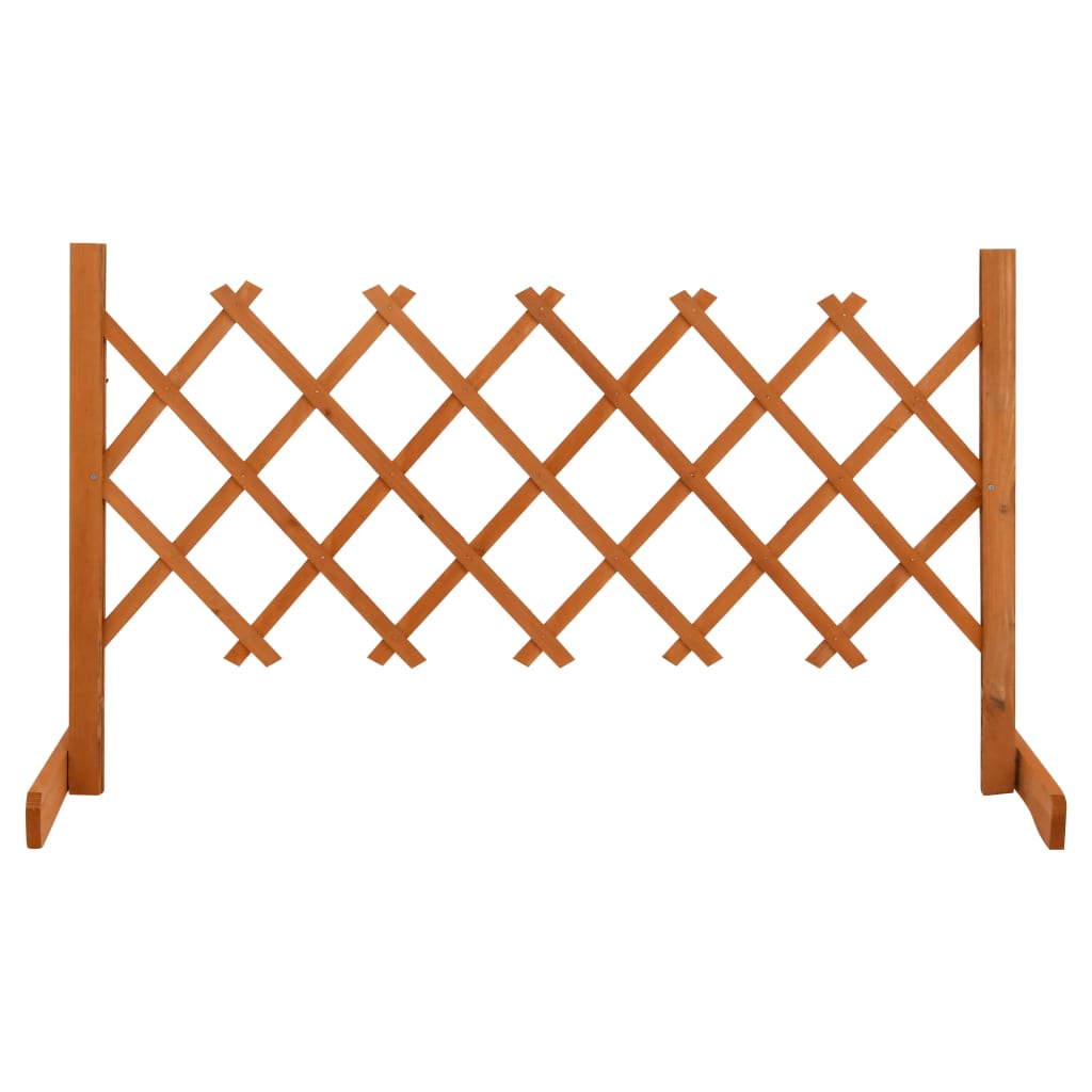 vidaXL Trellis Fence Garden Trellis Lattice Fence for Outdoor Solid Firwood