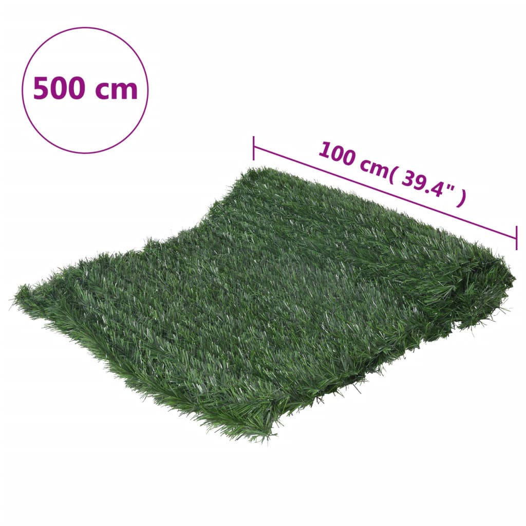 vidaXL Artificial Grass Fence Trellis Plant Fencing Garden Patio Outdoor Green