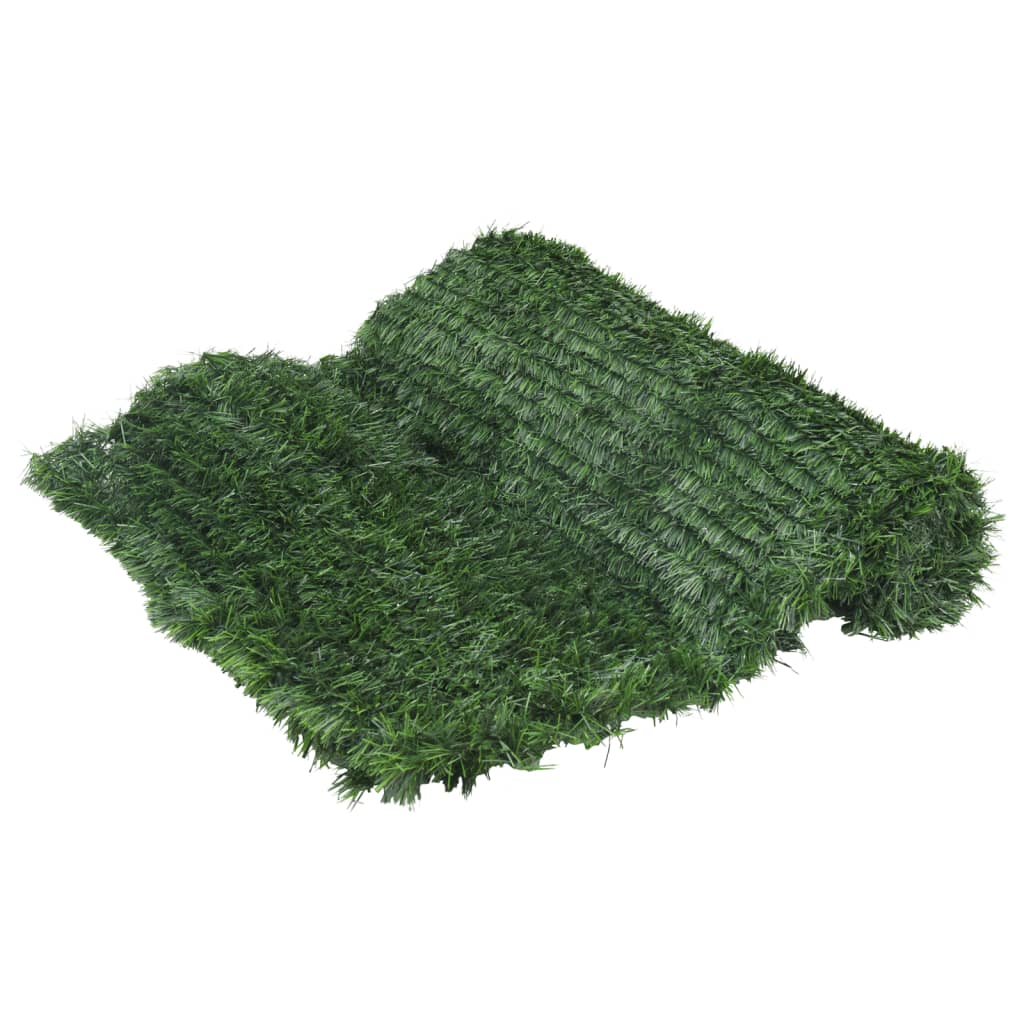 vidaXL Artificial Grass Fence Trellis Plant Fencing Garden Patio Outdoor Green