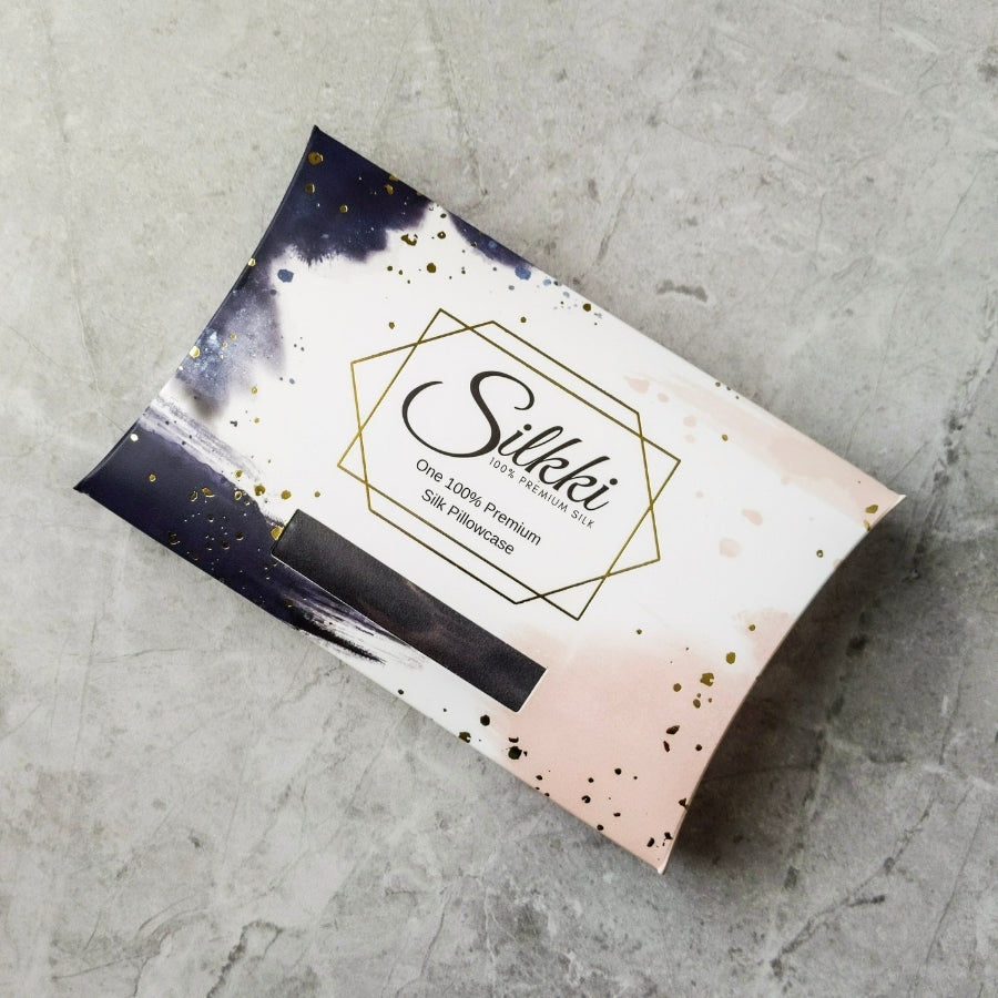 Silk Pillowcase with Envelope Closure - King - Charcoal-1