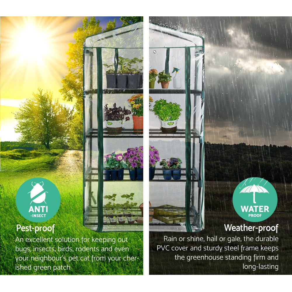 NNEDSZ Greenfingers Greenhouse Garden Shed Tunnel Plant Green House Storage Plant Lawn