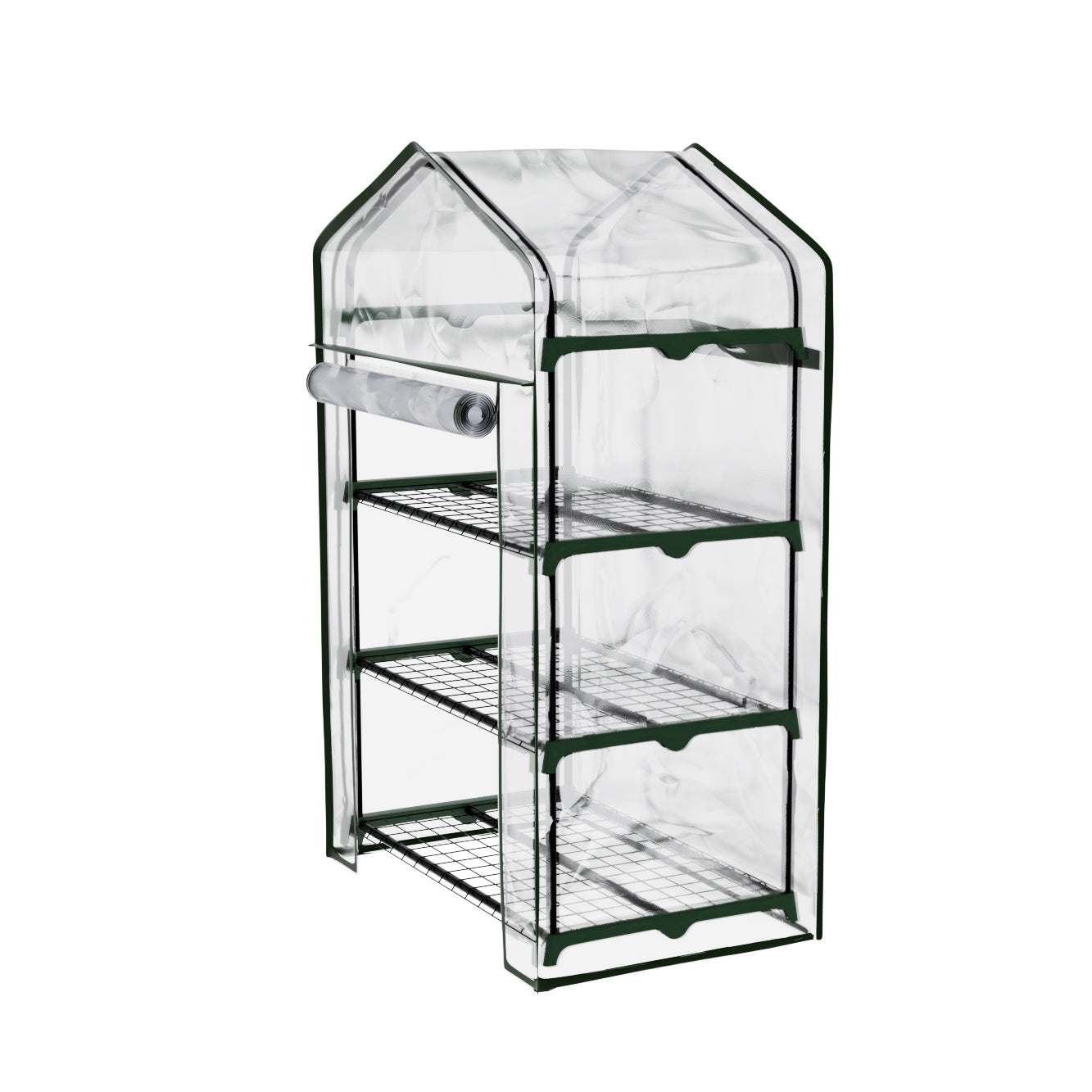 NNEDSZ Greenfingers Greenhouse 3 Tiers Mini Green House Garden Bed Planter Box 1.28x0.7x0.5M
