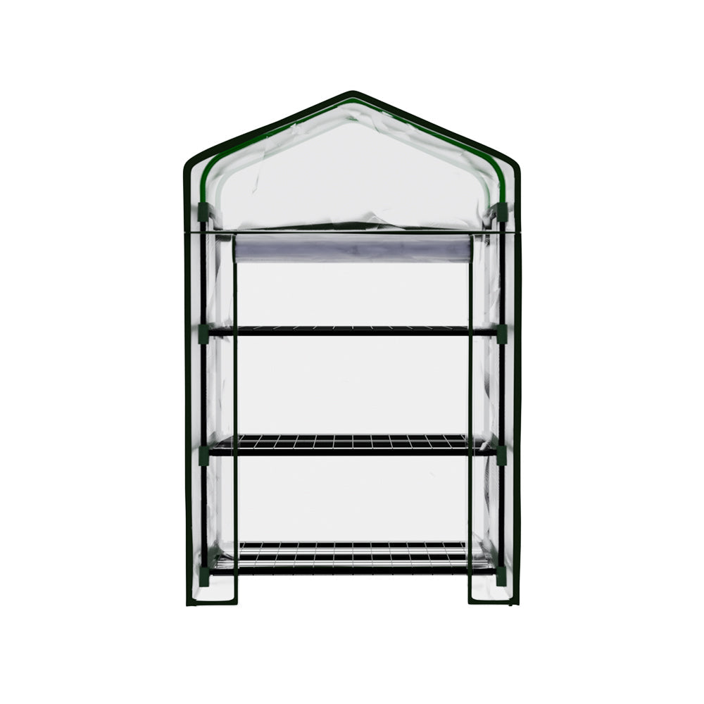 NNEDSZ Greenfingers Greenhouse 3 Tiers Mini Green House Garden Bed Planter Box 1.28x0.7x0.5M
