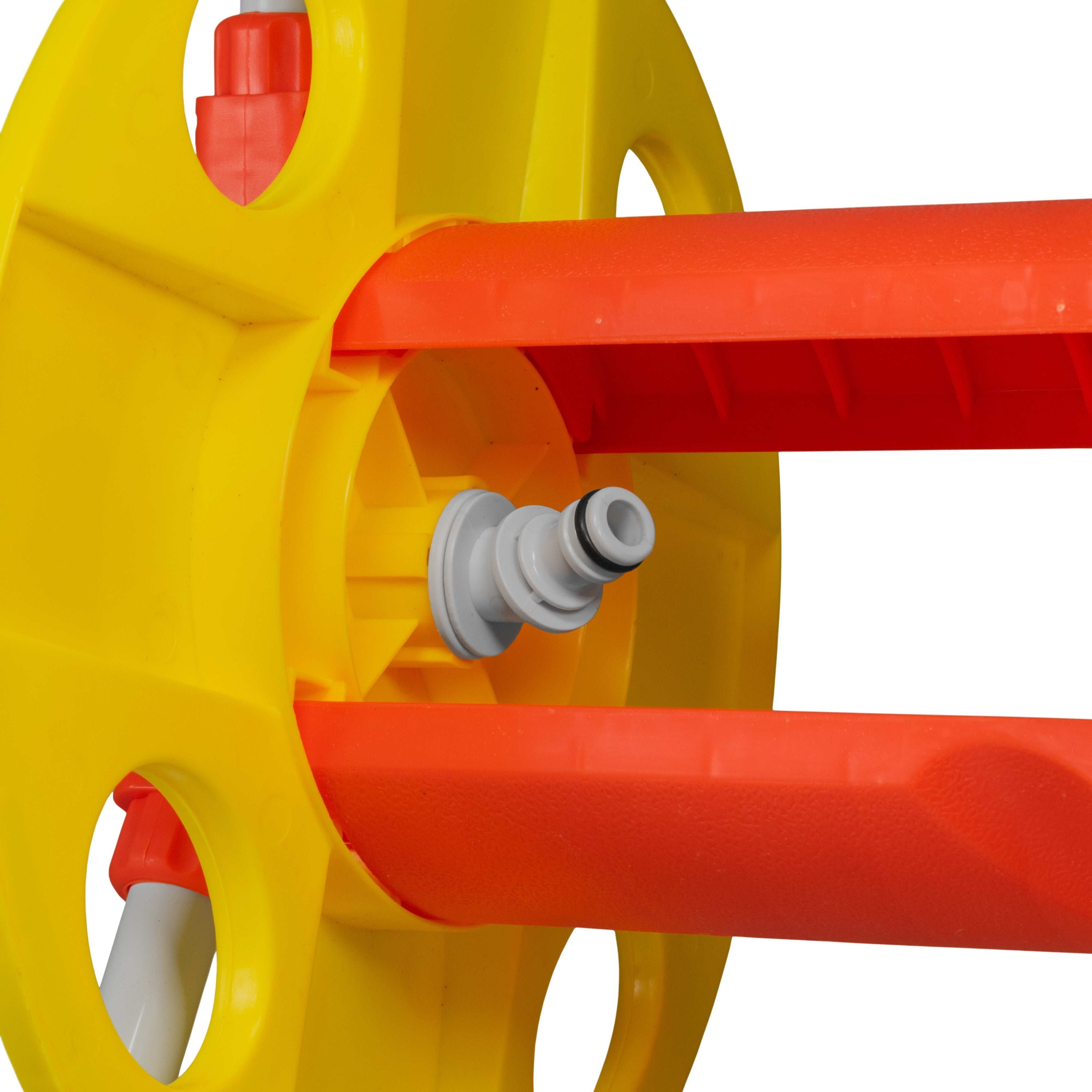 Yellow Garden Hose Reel with 20m Capacity