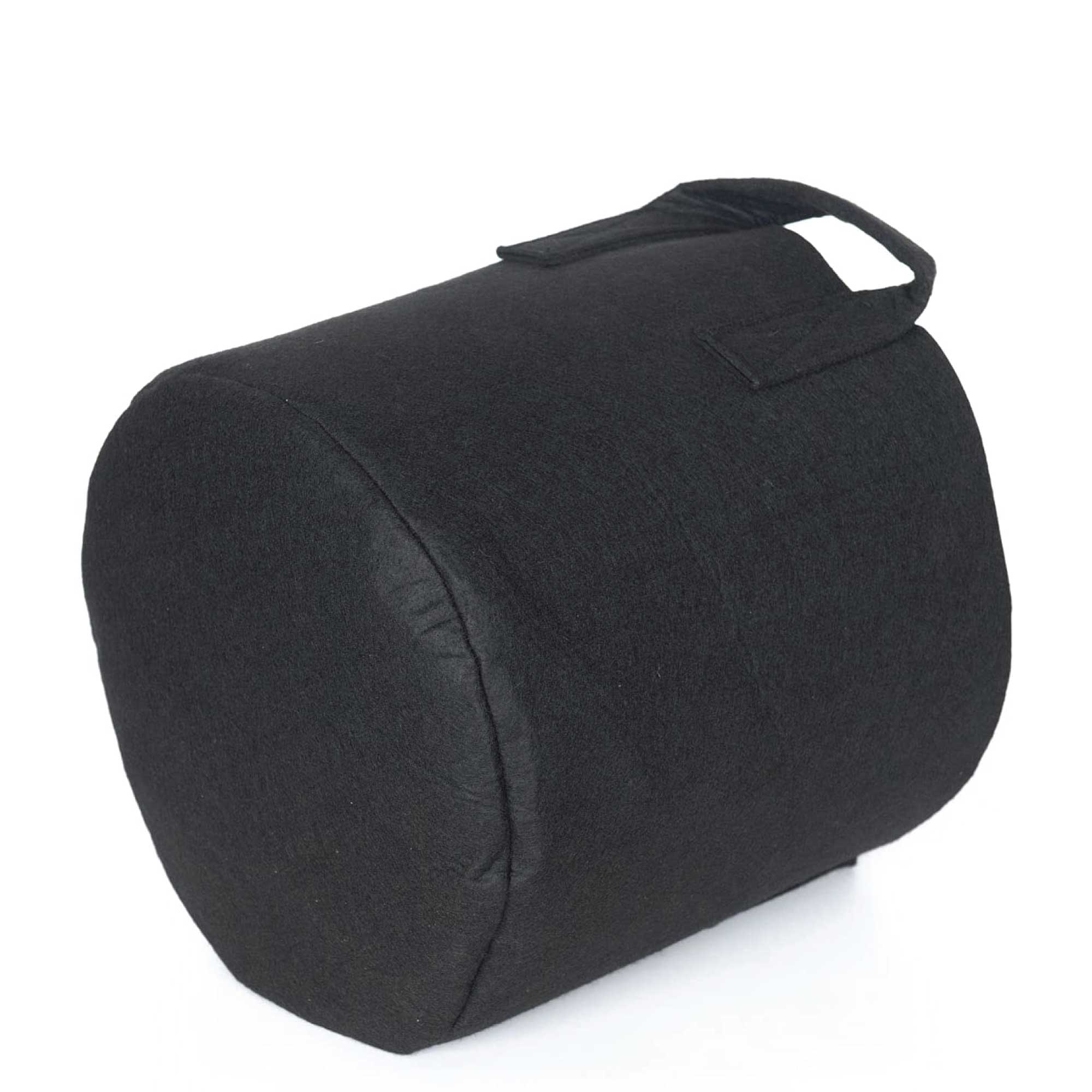NNEDSZ 6 Pck 10 Gallon Fabric Flower Pots 38L Garden Planter Bags Black Felt Root Pouch
