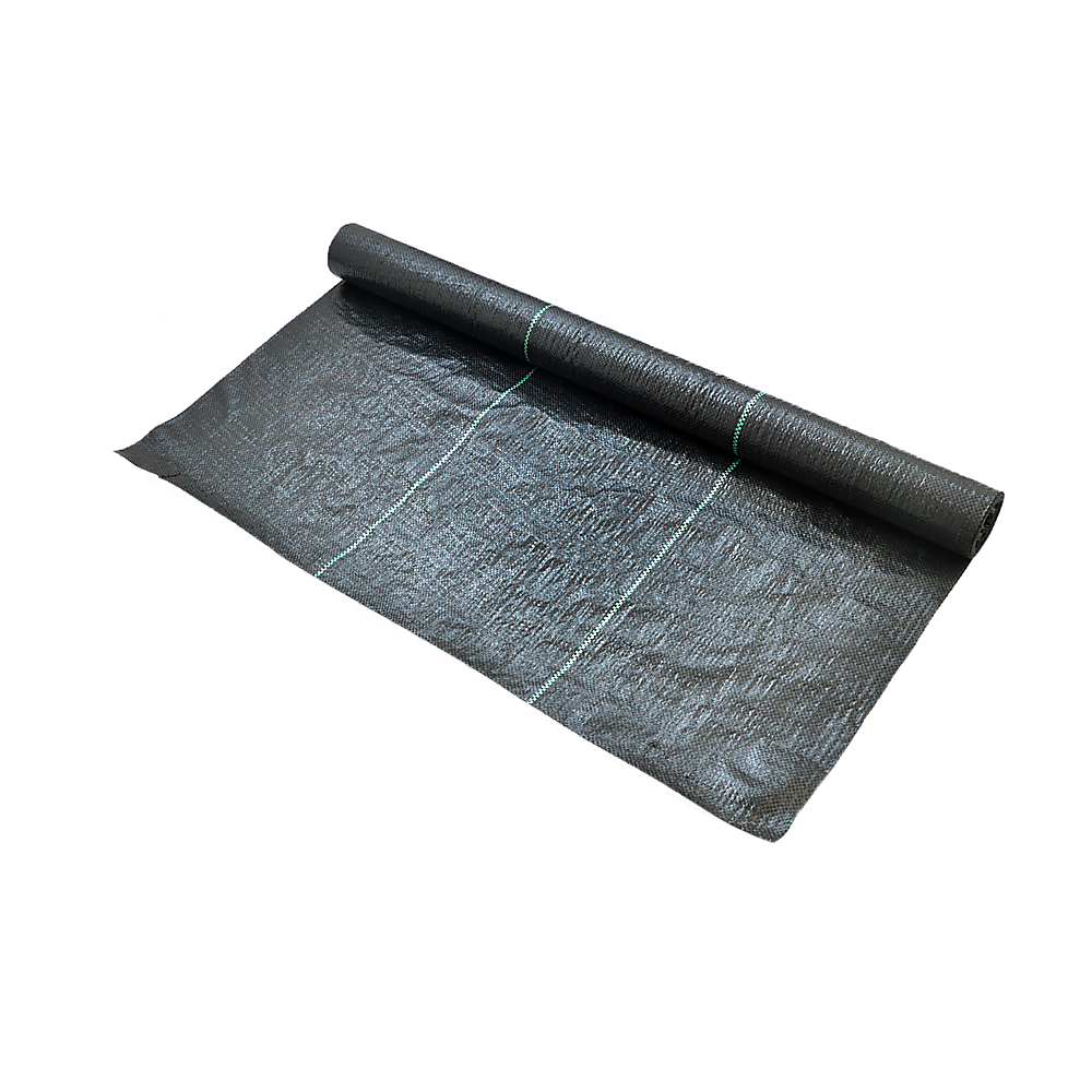 NNEDSZ Heavy Duty Weed Control PP Woven Fabric Weed Mat Gardening Plant 1.83m x 30m