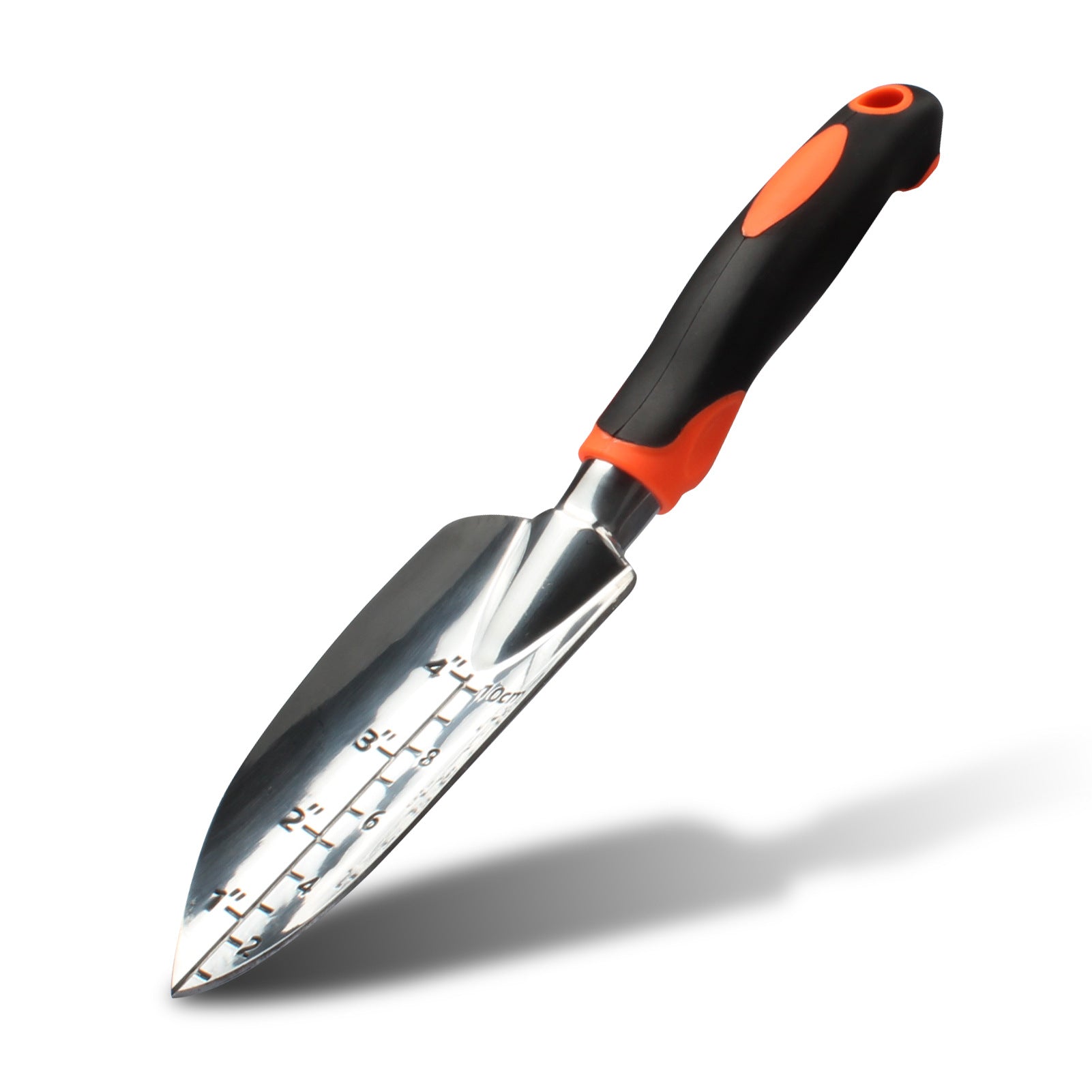 NNEDSZ Orange 8-Piece Heavy-Duty Gardening Tool Set with Ergonomic Handles and Storage Bag