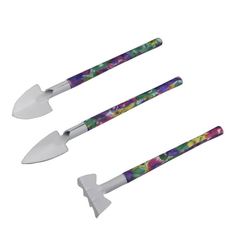 NNEDSZ YL/Z10 Purple 10-Piece Floral Gardening Tool Set with Carrying Case - Durable and Stylish