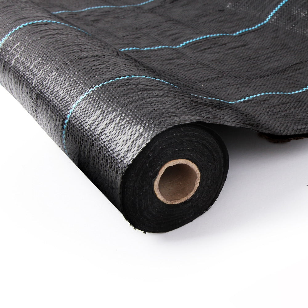 NNEDSZ 3.66m x 50m Weedmat Weed Control Mat Woven Fabric Gardening Plant PE
