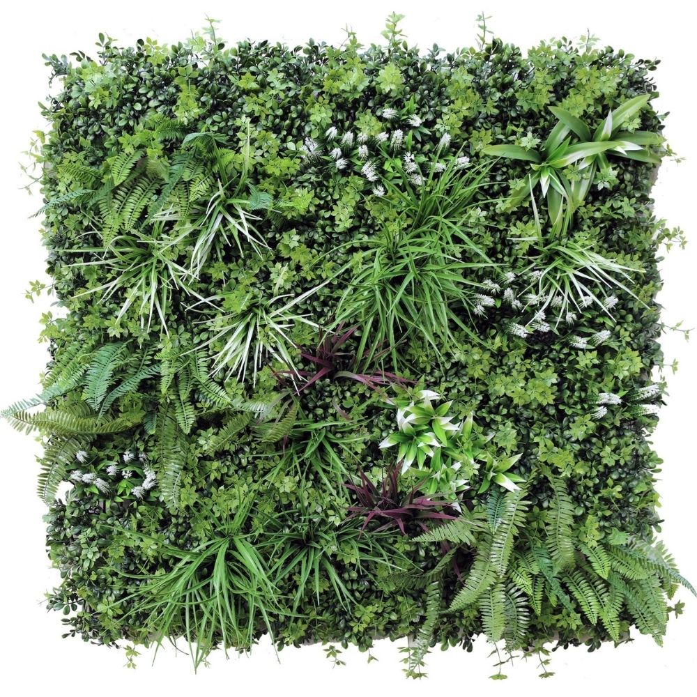 NNEDSZ Green Vertical Garden Green Wall UV Resistant 100cm x 100cm